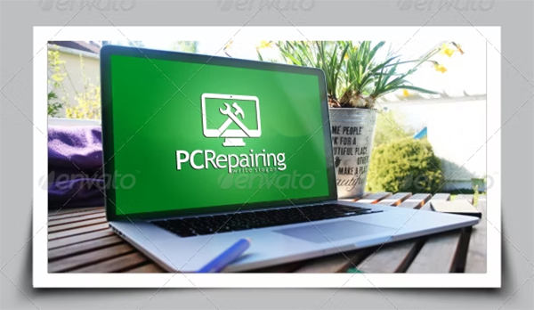 Computer Repair Logo Template Design