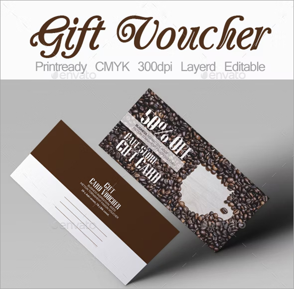 Cafe' Discount Gift Voucher