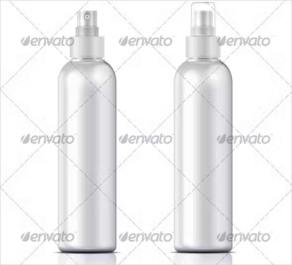 White Sprayer Bottle Template