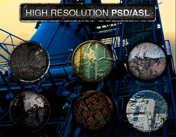 Textured Metal Photoshop Layer Styles Textured Metal Photoshop Layer Styles