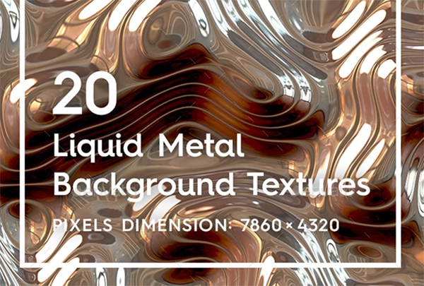 Liquid Metal Background Textures Liquid Metal Background Textures