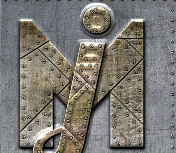 Riveted Metal Photoshop Texture Actions Riveted Metal Photoshop Texture Actions