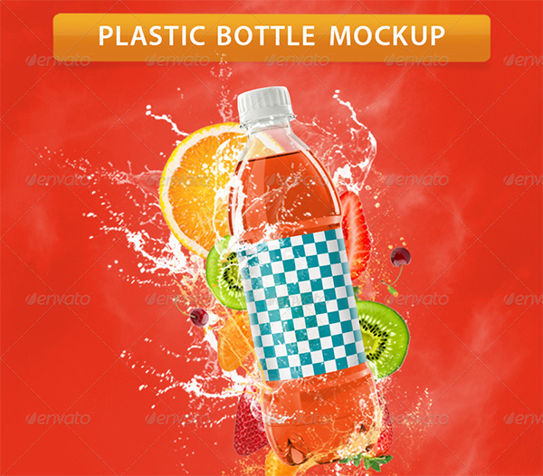 Plastic Bottle Mockup