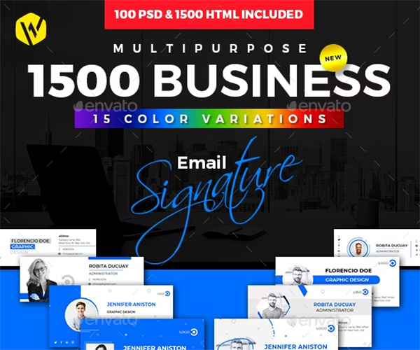 Creative Email Signature Template