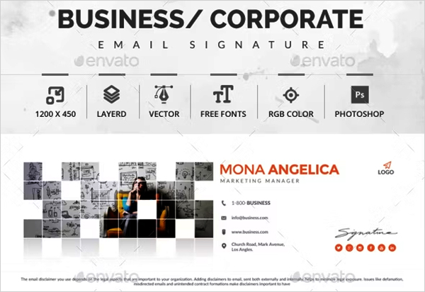 Email Signature Promotional Template
