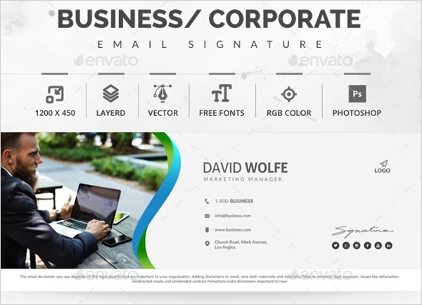 Promotion Email Signature Template