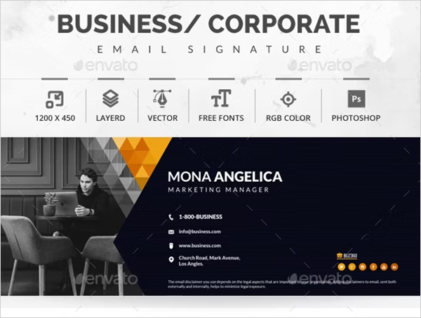 Corporate Email Signature Template