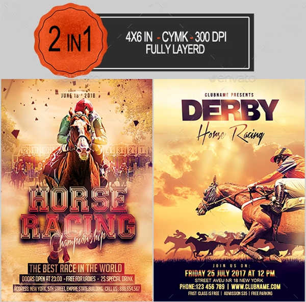 Horse Racing Flyer Bundle