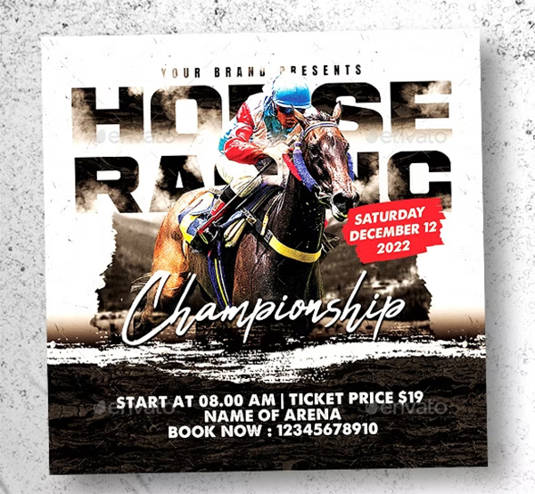 Horse Racing Championship Flyer