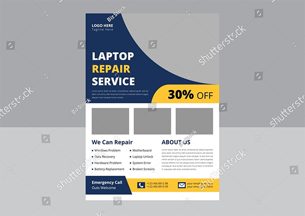 Laptop & Computer repair service Template