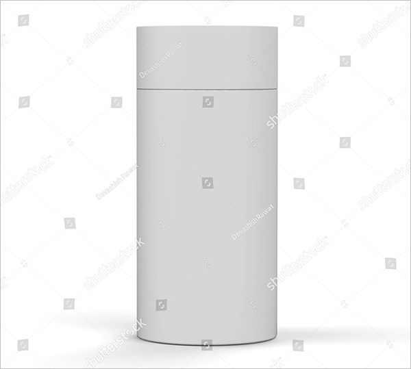 Blank White Cardboard Vector Mockups