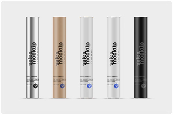 Cardboard Tube Mockup Design