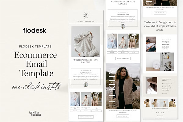 Flodesk E-Commerce Email Newsletter Template