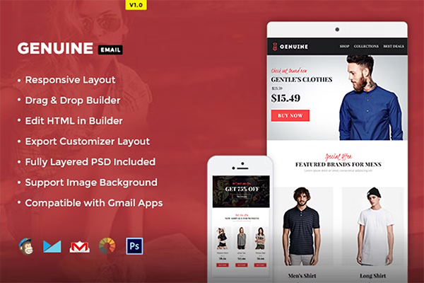 E-commerce Newsletter Builder Template