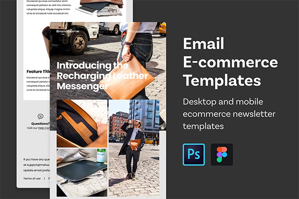 Email E-commerce Newsletter Templates
