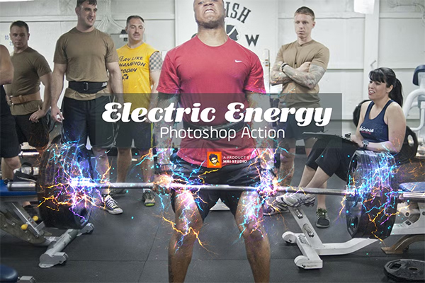 Electric Energy Photoshop Action