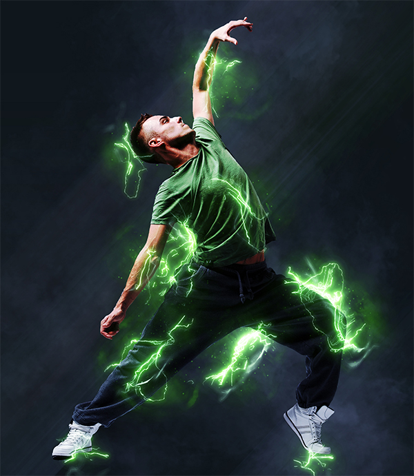 Electricity Photoshop, ATN Action