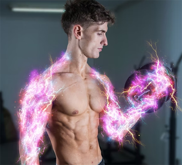 Electric Energy Photoshop Actions Template