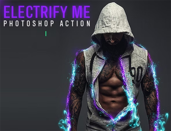 Electrify Me Photoshop Action