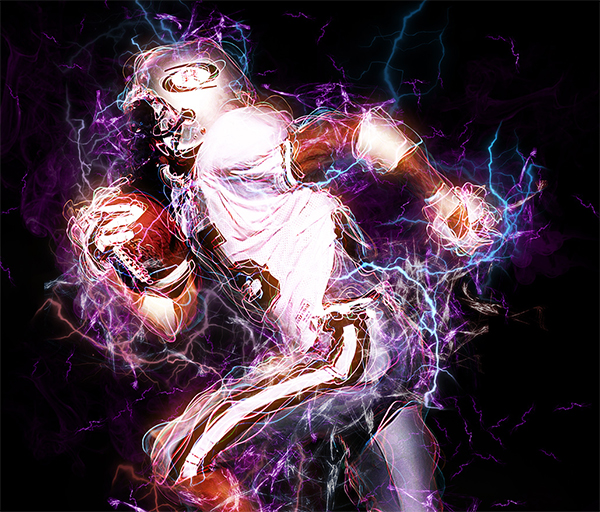 Electric Energy Photoshop Actions Design