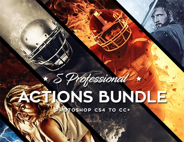 Five Photoshop Actions Bundle