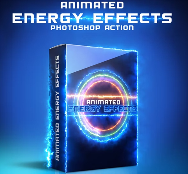 Animated Energy Effects Photoshop Action