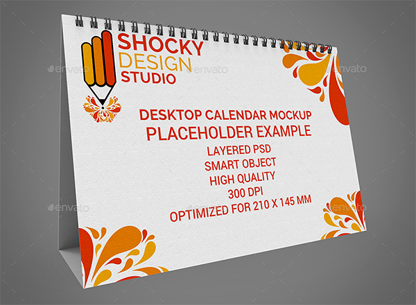 Desktop Calendar Mockups