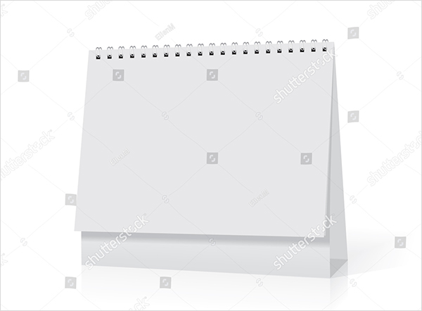 Desktop Vector Calendar Mockups