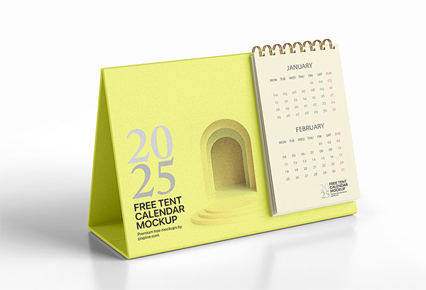 Free Calendar Mockups Template