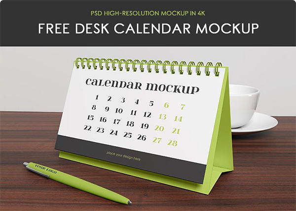 Free Calendar Design Mockups 