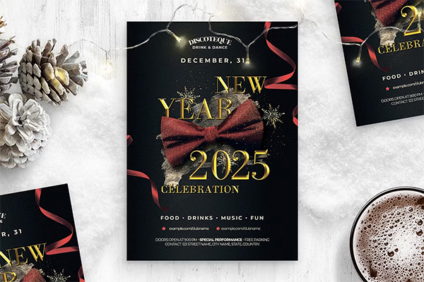 New Year Personal Flyer Template