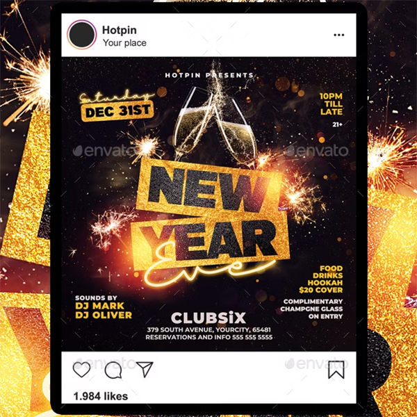 New Year Flyer Templates