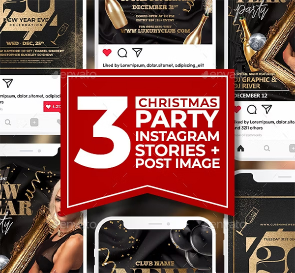 New Year Instagram Design
