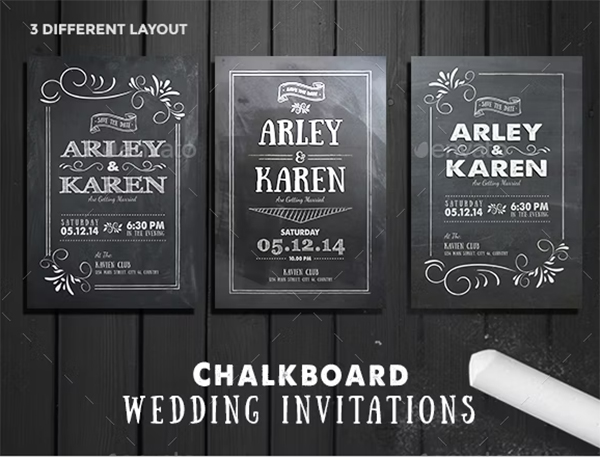 Traditional Wedding  PSD Invitation