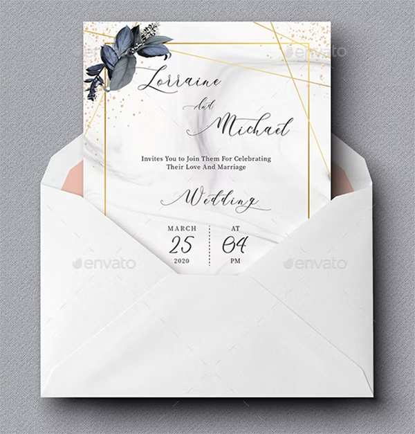 Creative Wedding Invitation Template