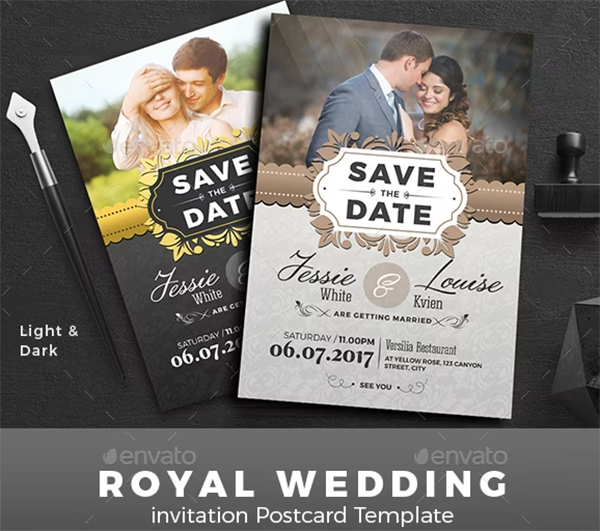 Wedding Traditional Invitation Template