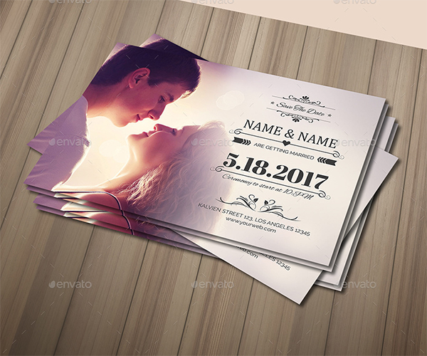 Traditional Wedding Invitation Design