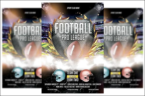 America Football Flyer