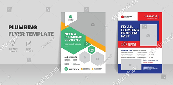 Professional Plumber Flyer Template