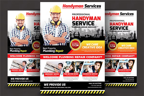Handyman Services Commercial Flyers