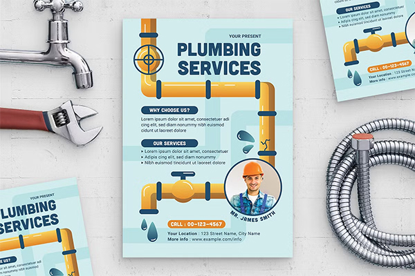 Plumber Flyer Template