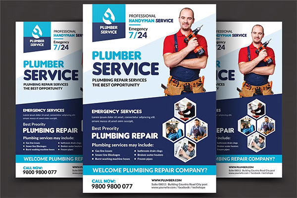 Handyman Services Flyers Design