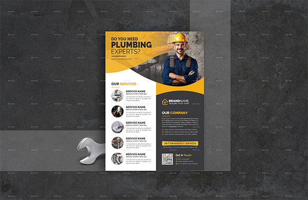 Handyman Plumbing Service Flyer