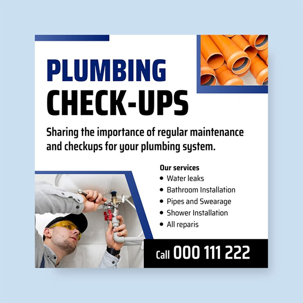 Free Plumbing Flyer Design Template