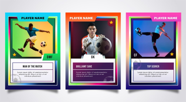 Gradient Trading Free Cards Design