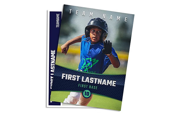 Force Baseball Card Template