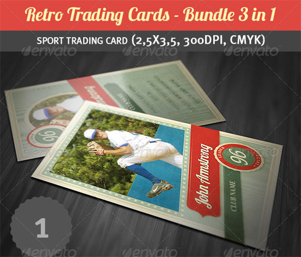Retro Trading Cards Bundle