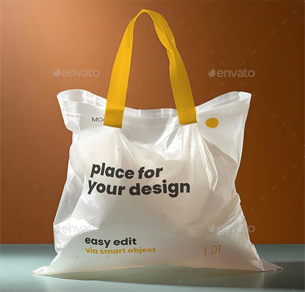 Creative Plastic Bags Mockups Template