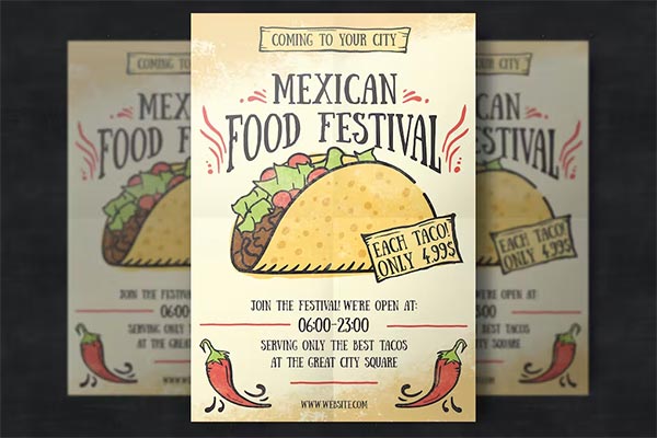 Mexican Food Flyer Template Mexican Food Flyer Template