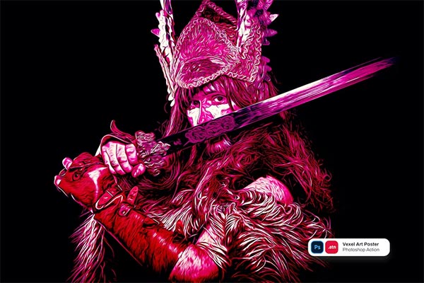 Vexel Art Poster Photoshop Action
